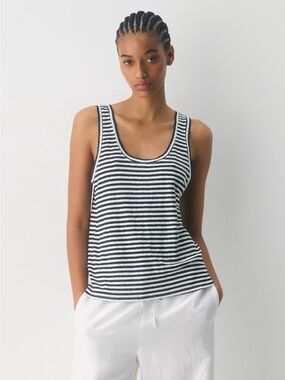 Little Moon Striped Tank NWT